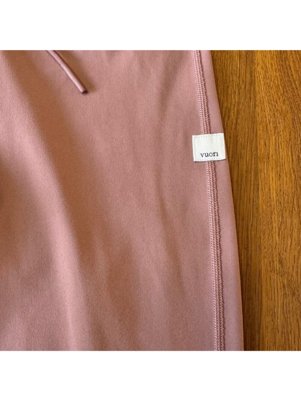 VUORI Daily Legging Womens S Sedona Brown Mauve Drawstring High-Waisted Leggings - Picture 3 of 15